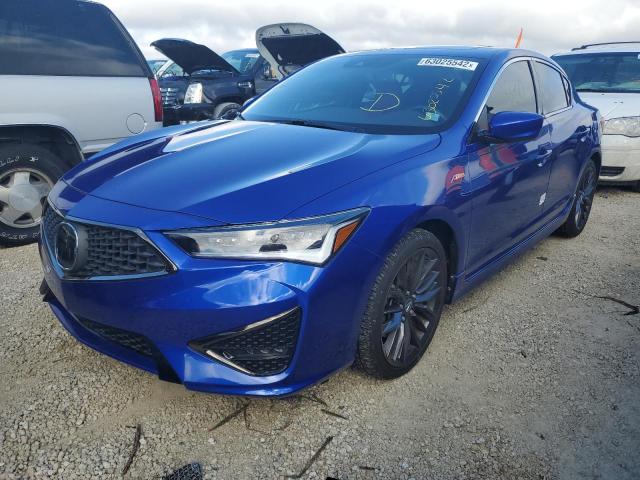 19UDE2F80NA003396 - 2022 ACURA ILX PREMIU BLUE photo 2