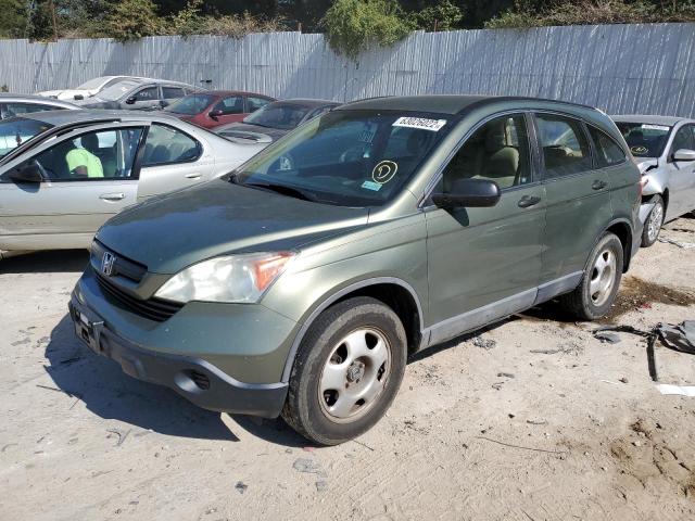 5J6RE48329L048751 - 2009 HONDA CR-V LX GREEN photo 2