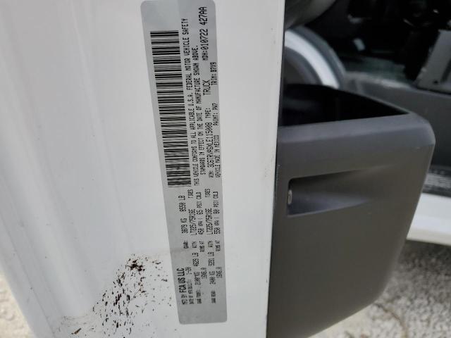 3C6TRVAGXLE115008 - 2020 RAM PROMASTER WHITE photo 10