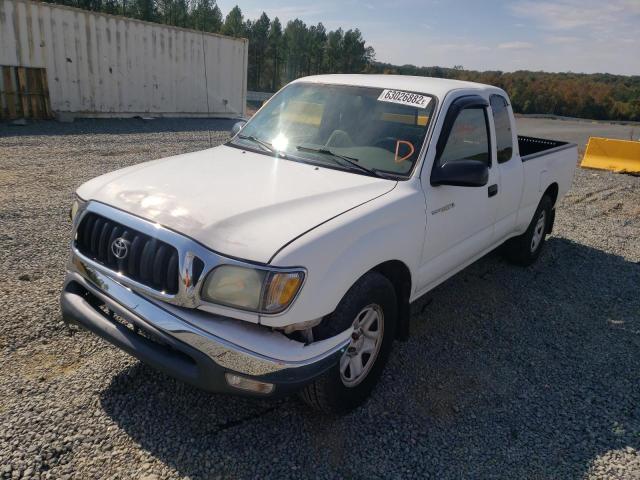 5TEVL52N74Z369592 - 2004 TOYOTA TACOMA XTR WHITE photo 2