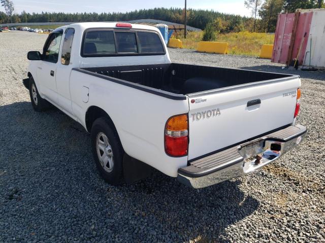 5TEVL52N74Z369592 - 2004 TOYOTA TACOMA XTR WHITE photo 3