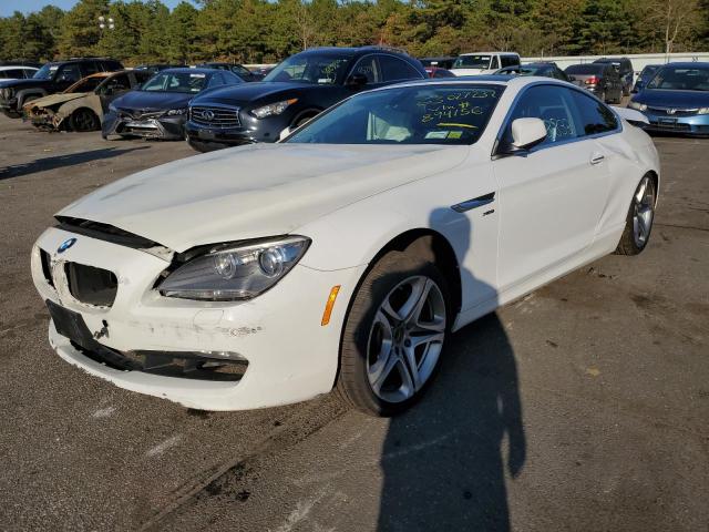 WBALX5C59CC894156 - 2012 BMW 650 XI WHITE photo 2