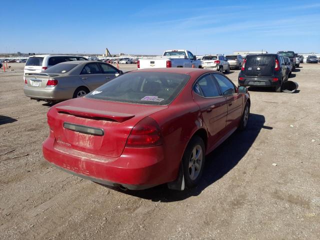 2G2WP552881119576 - 2008 PONTIAC GRAND PRIX წითელი ფოტო 4