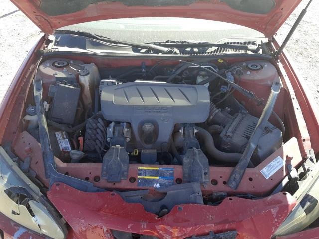 2G2WP552881119576 - 2008 PONTIAC GRAND PRIX წითელი ფოტო 7