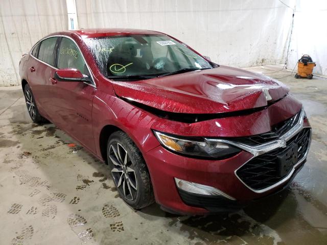 1G1ZG5ST5MF009277 - 2021 CHEVROLET MALIBU RS RED photo 1