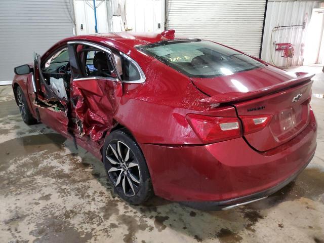 1G1ZG5ST5MF009277 - 2021 CHEVROLET MALIBU RS RED photo 3