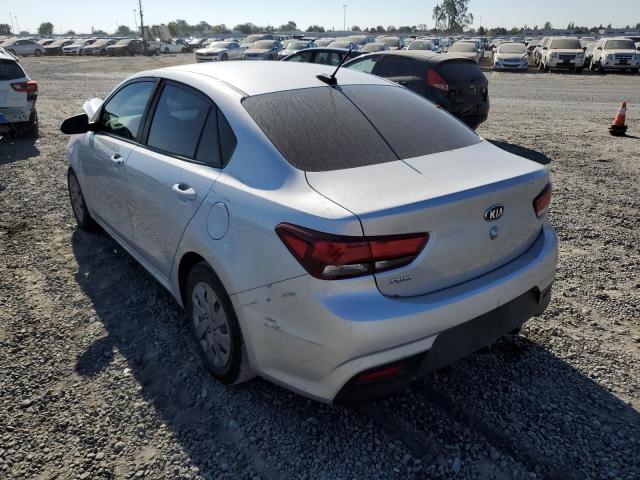 3KPA24AB1KE236110 - 2019 KIA RIO S SILVER photo 3