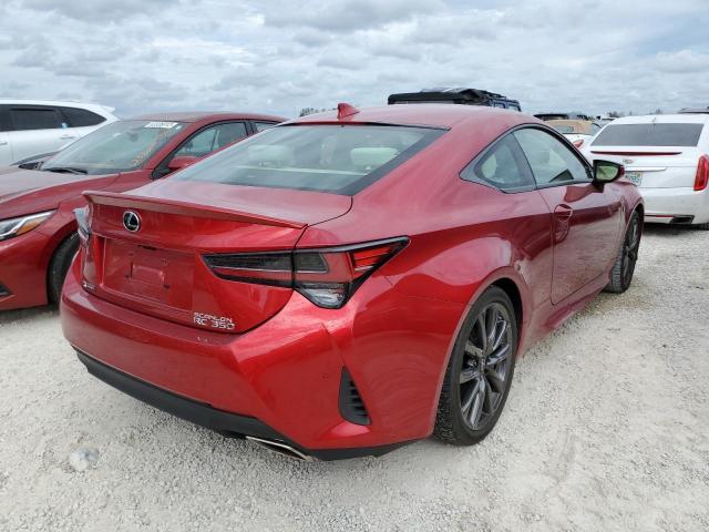 JTHHZ5BC6K5020349 - 2019 LEXUS RC 350 BURGUNDY photo 4