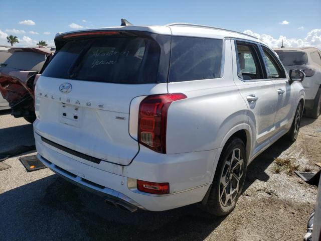 KM8R7DHE5MU187689 - 2021 HYUNDAI PALISADE C WHITE photo 4