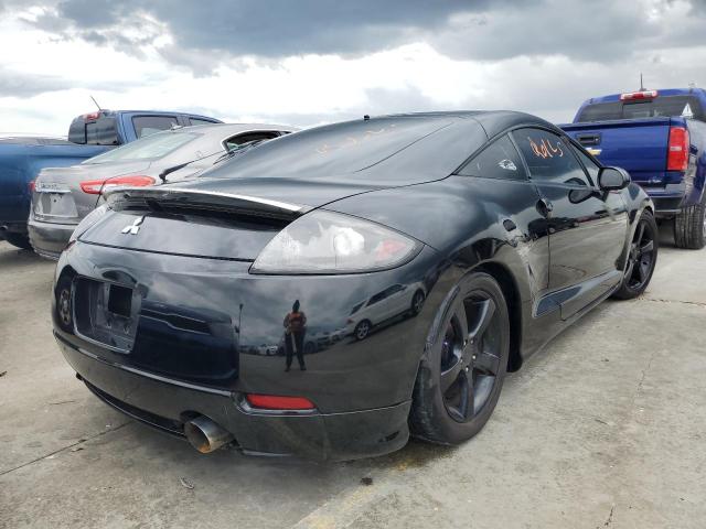 4A3AK44T46E038771 - 2006 MITSUBISHI ECLIPSE SE BLACK photo 4