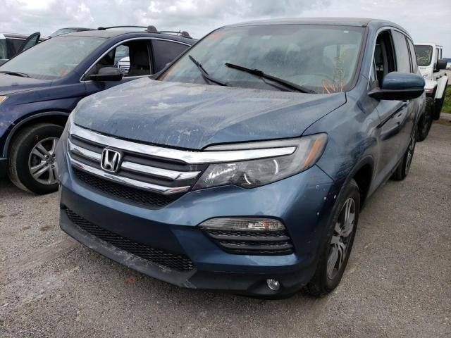 5FNYF5H77GB050809 - 2016 HONDA PILOT EXLN BLUE photo 2