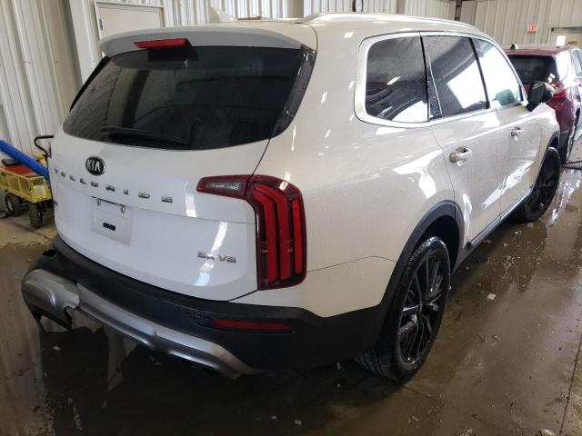 5XYP5DHC6LG065035 - 2020 KIA TELLURIDE WHITE photo 4