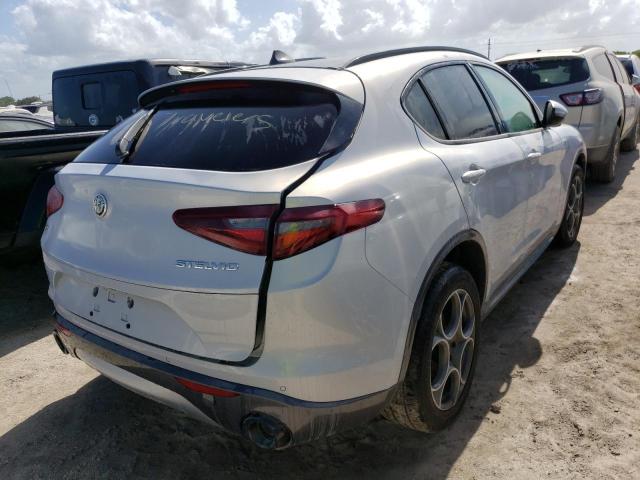 ZASPAKBN3N7D31676 - 2022 ALFA ROMEO STELVIO TI SILVER photo 4