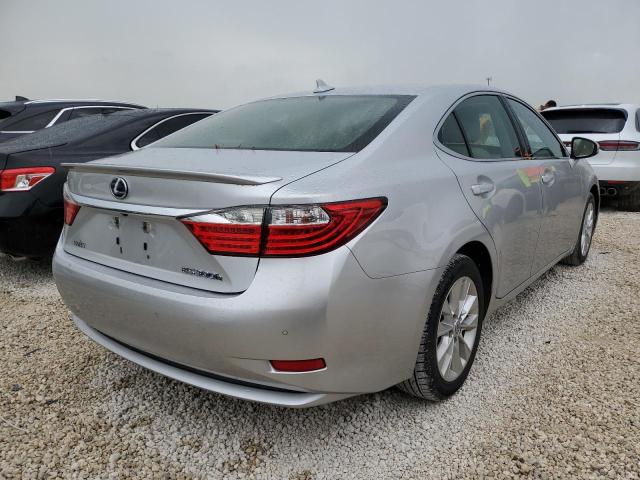 JTHBW1GG0D2014991 - 2013 LEXUS ES 300H SILVER photo 4