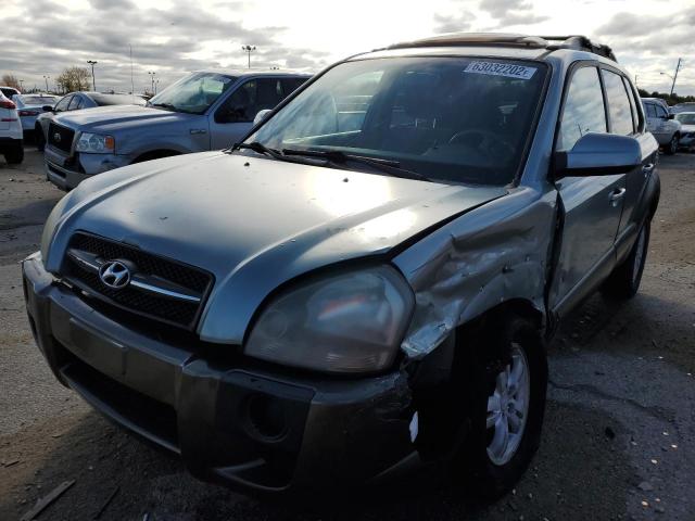 KM8JN72D26U307262 - 2006 HYUNDAI TUCSON GLS TEAL photo 2