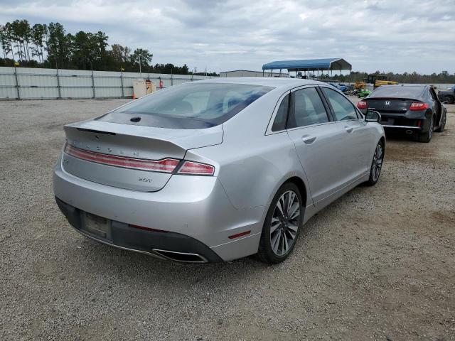 3LN6L5C99HR644287 - 2017 LINCOLN MKZ SELECT SILVER photo 4