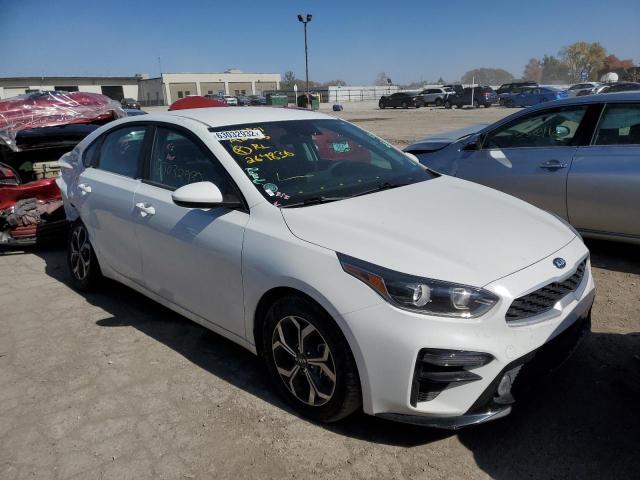 3KPF24AD8ME264836 - 2021 KIA FORTE FE WHITE photo 1