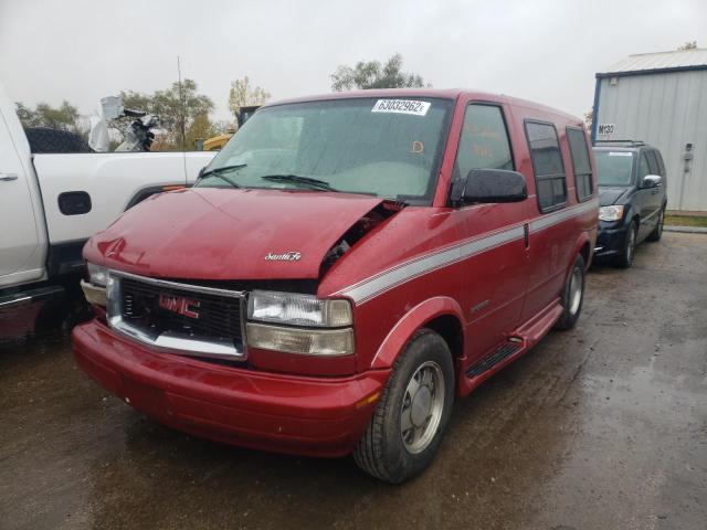 1GDDM19W8YB505959 - 2000 GMC SAFARI XT BURGUNDY photo 2