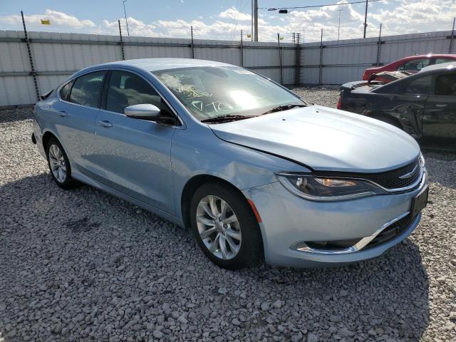 1C3CCCCB0FN609608 - 2015 CHRYSLER 200 C BLUE photo 1