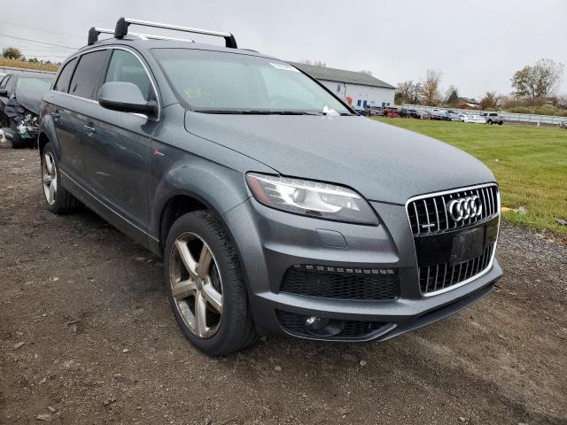 WA1DGAFE4ED013981 - 2014 AUDI Q7 PRESTIG GRAY photo 1
