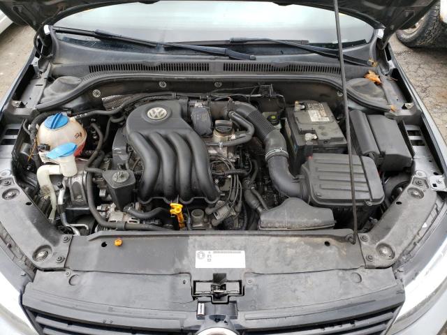 3VW2K7AJ9CM353919 - 2012 VOLKSWAGEN JETTA BASE GRAY photo 7