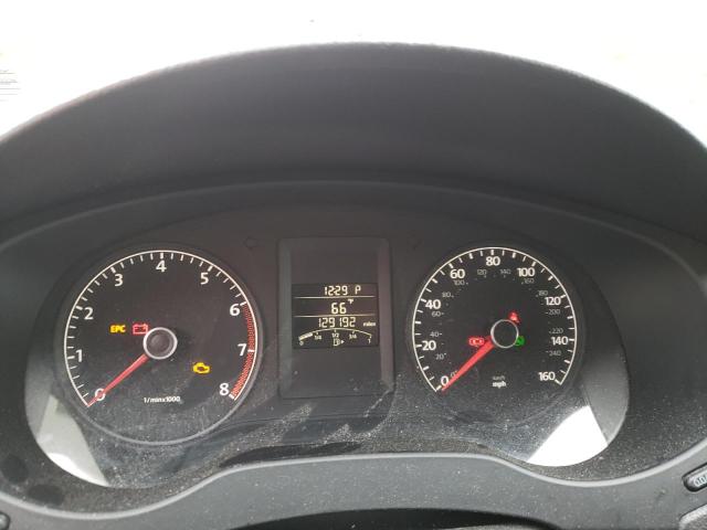 3VW2K7AJ9CM353919 - 2012 VOLKSWAGEN JETTA BASE GRAY photo 8