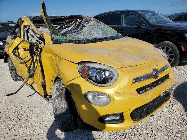 ZFBCFXDB2HP536891 - 2017 FIAT 500X LOUNG YELLOW photo 1