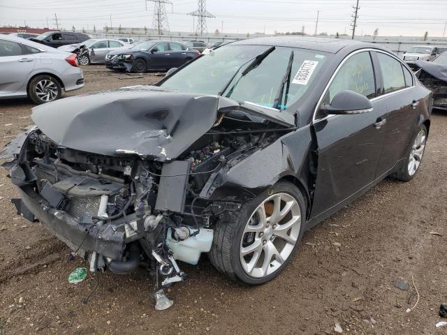 2G4GU5GX9E9200841 - 2014 BUICK REGAL GS Қара фото 2