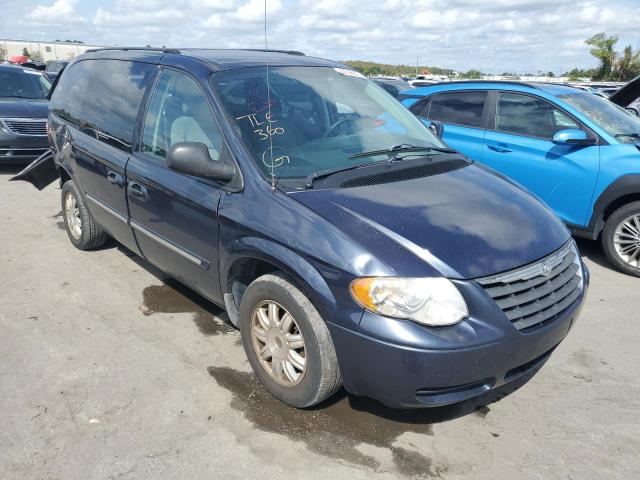 2A4GP54L97R138450 - 2007 CHRYSLER TOWN & COU BLUE photo 1