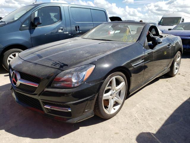 WDDPK4HA9EF087467 - 2014 MERCEDES-BENZ SLK 250 BLACK photo 2