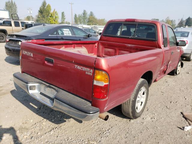 5TEVL52N24Z435286 - 2004 TOYOTA TACOMA XTR RED photo 4