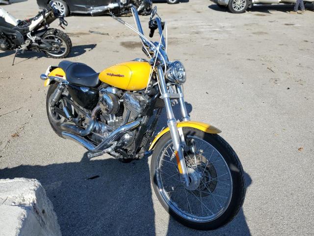 1HD1CT3137K452166 - 2007 HARLEY-DAVIDSON XL1200 C YELLOW photo 1