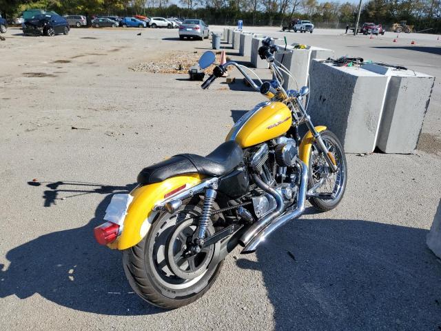 1HD1CT3137K452166 - 2007 HARLEY-DAVIDSON XL1200 C YELLOW photo 4