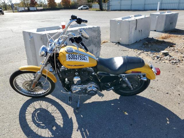 1HD1CT3137K452166 - 2007 HARLEY-DAVIDSON XL1200 C YELLOW photo 9