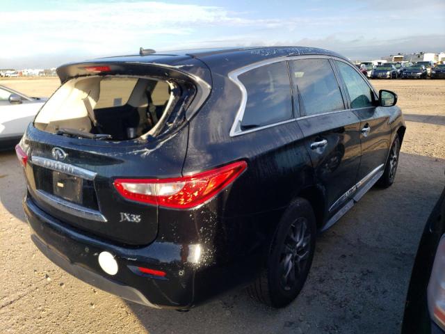 5N1AL0MM5DC312288 - 2013 INFINITI JX35 BLACK photo 4