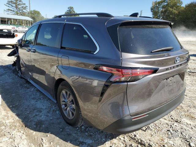 5TDKRKEC7MS001775 - 2021 TOYOTA SIENNA LE GRAY photo 3