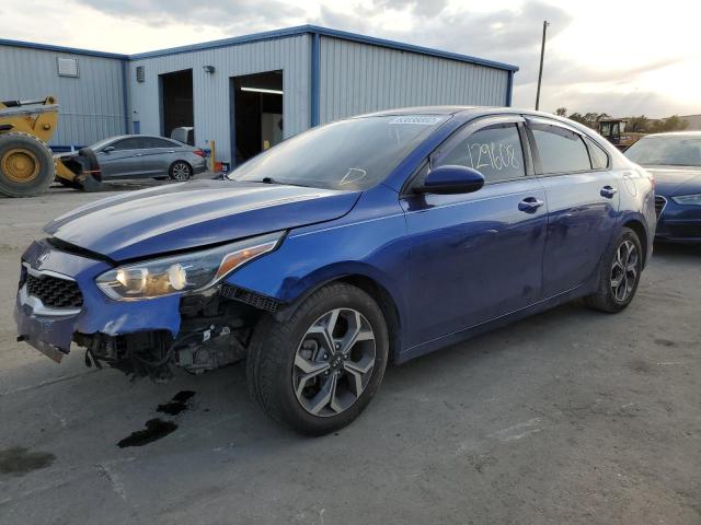 3KPF24AD0KE096638 - 2019 KIA FORTE FE BLUE photo 2