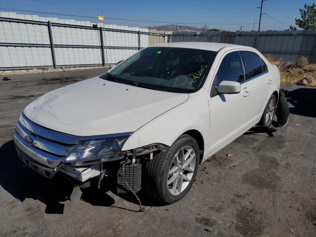 3FAHP0JA1CR248838 - 2012 FORD FUSION SEL WHITE photo 2