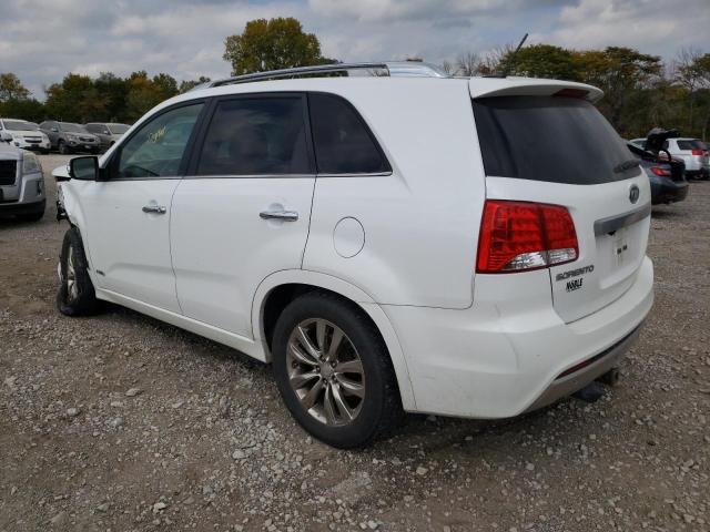 5XYKWDA28BG112850 - 2011 KIA SORENTO SX WHITE photo 3