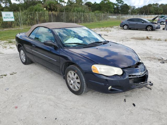 1C3EL65R54N116184 - 2004 CHRYSLER SEBRING BLACK photo 1