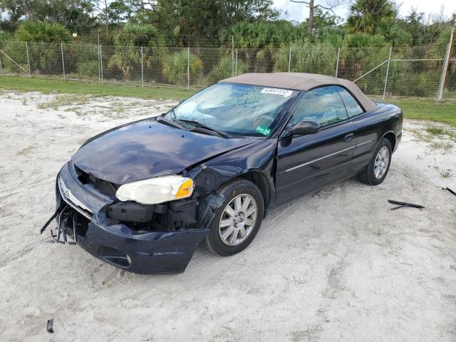 1C3EL65R54N116184 - 2004 CHRYSLER SEBRING BLACK photo 2