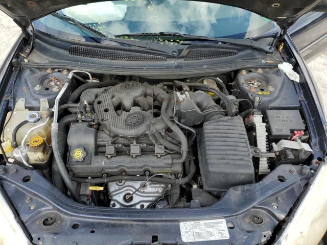 1C3EL65R54N116184 - 2004 CHRYSLER SEBRING BLACK photo 7