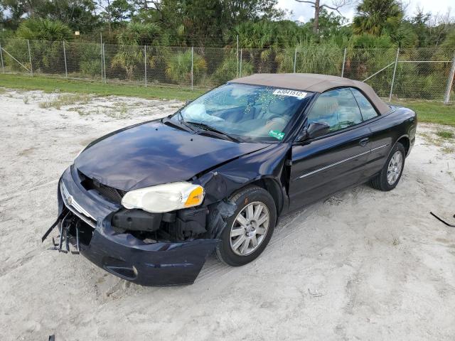 1C3EL65R54N116184 - 2004 CHRYSLER SEBRING BLACK photo 9