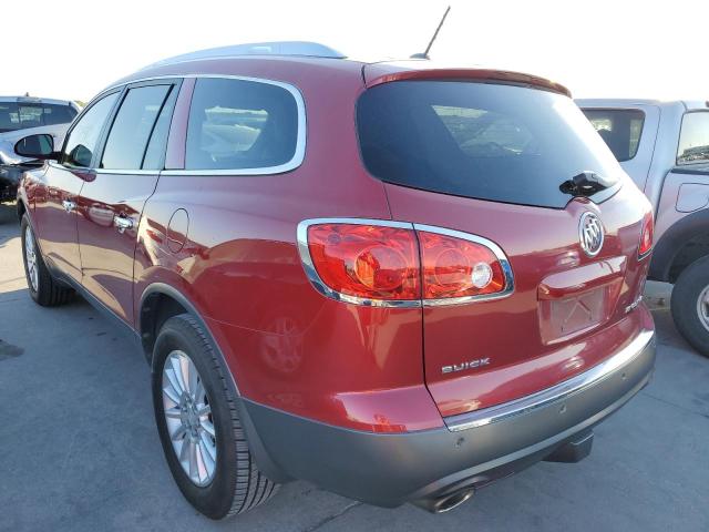 5GAKRCED4CJ374817 - 2012 BUICK ENCLAVE RED photo 3