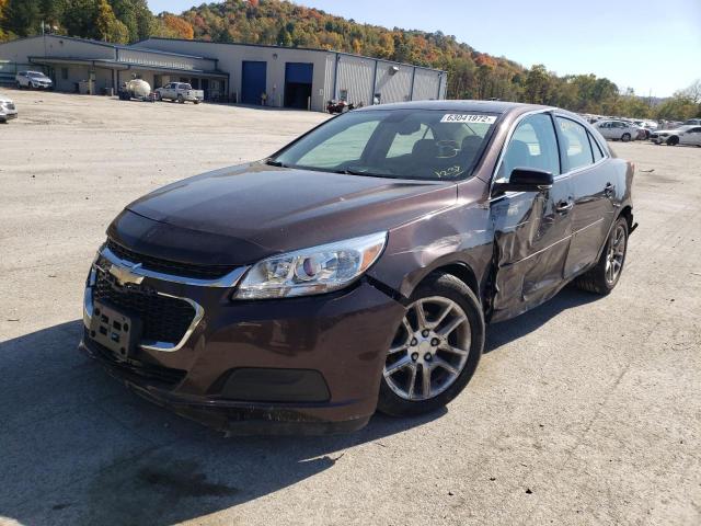 1G11C5SL1FF162041 - 2015 CHEVROLET MALIBU 1LT 棕色 照片 2
