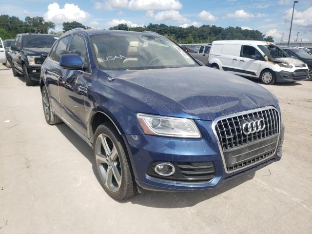 WA1CMAFP2EA038367 - 2014 AUDI Q5 TDI PRE BLUE photo 1