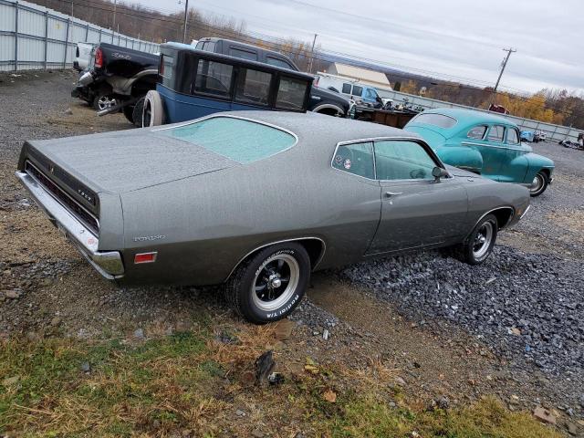 1A43H12311 - 1971 FORD TORINO GT GRAY photo 4