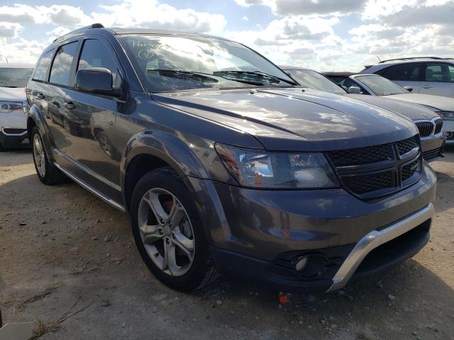 3C4PDCGB0HT702409 - 2017 DODGE JOURNEY CR GRAY photo 1