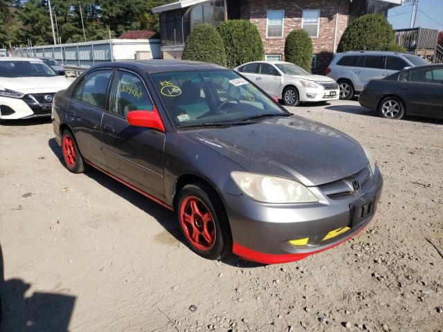 2HGES267X4H591375 - 2004 HONDA CIVIC EX ნაცრისფერი ფოტო 1