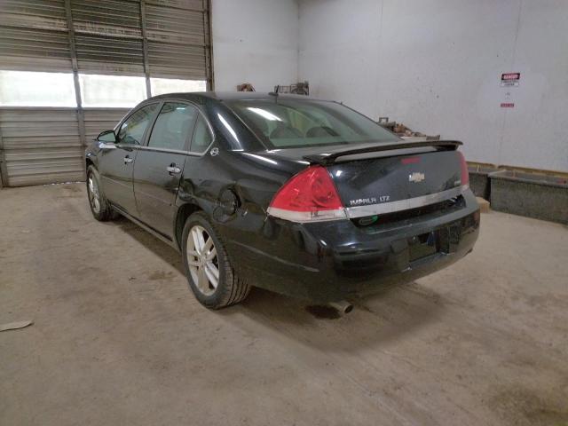 2G1WU583781364466 - 2008 CHEVROLET IMPALA LTZ BLACK photo 3